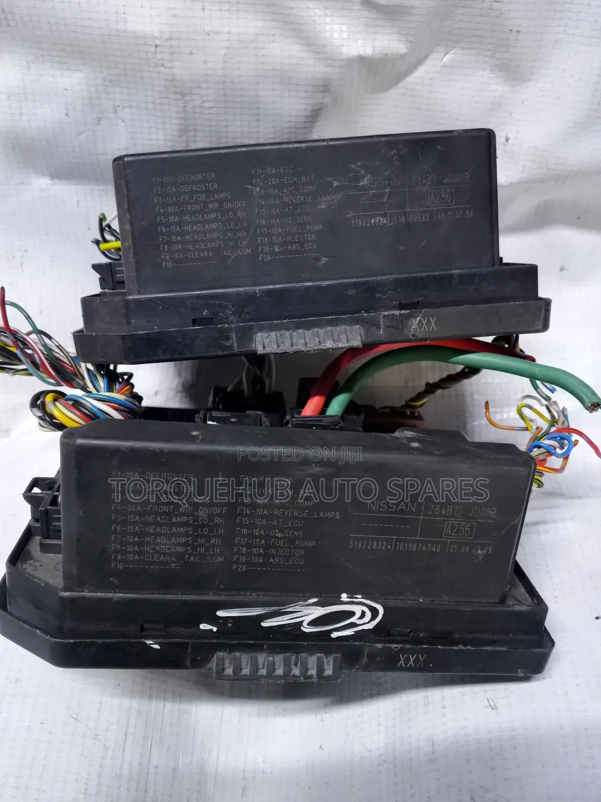 Nissan Dualis 2008 Mr20 Fusebox