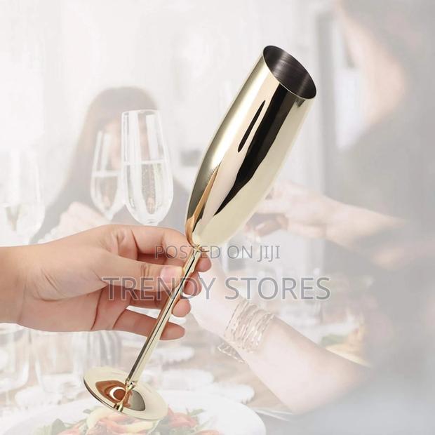 Gold Champagne Flute - main view