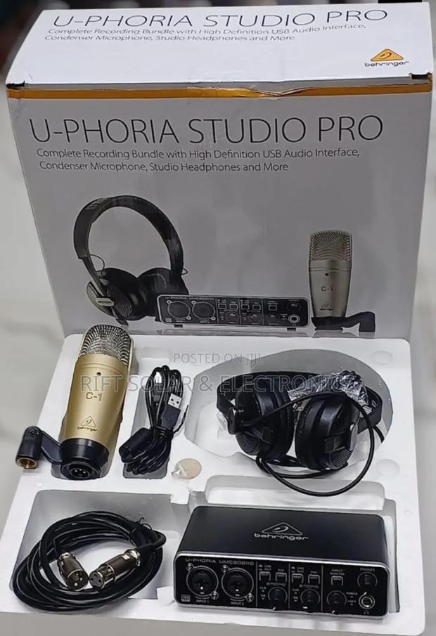 U- Phoria Studio Pro Recording Bundle Complete