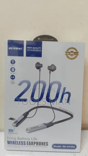 Recrsi Re-Ny052 Wireless Neckband Earphone.