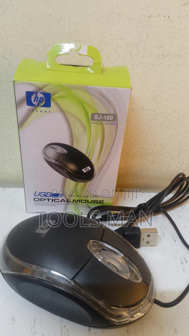 Hp Sj-100 Optical Mouse. Hp Wired Mouse. - thumbnail 2