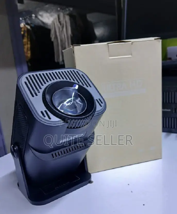 Low Noise Mini Projector, Native 1080p Wired Bluetooth Projector,