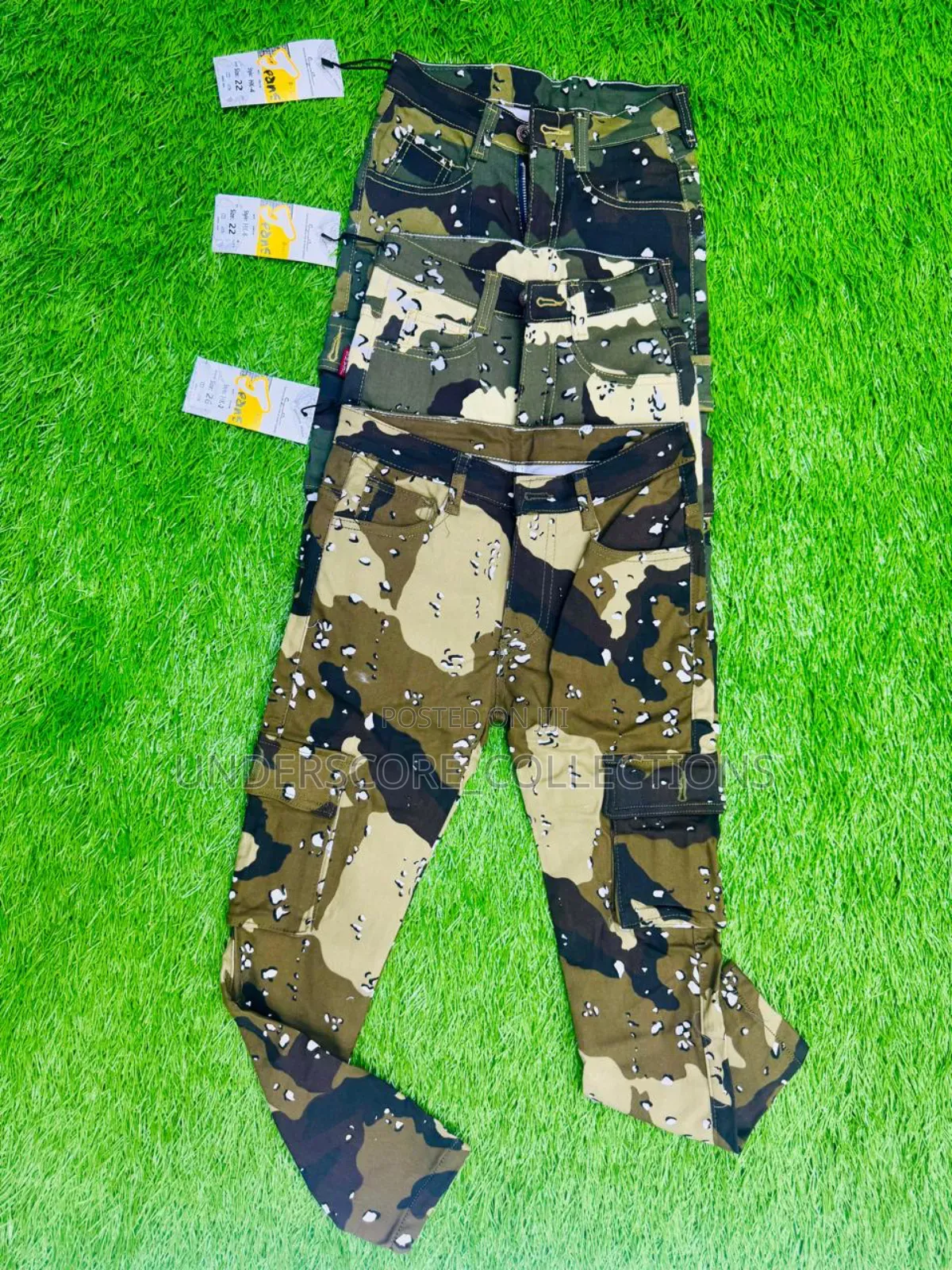 Army Colour Cargo Pants