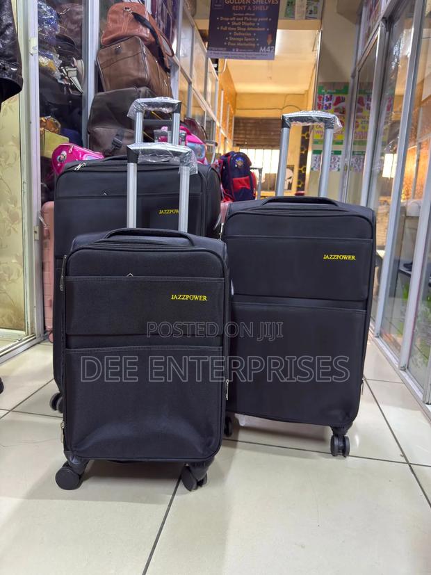 Jazz Power 3 in 1 Fabric Suitcases Set