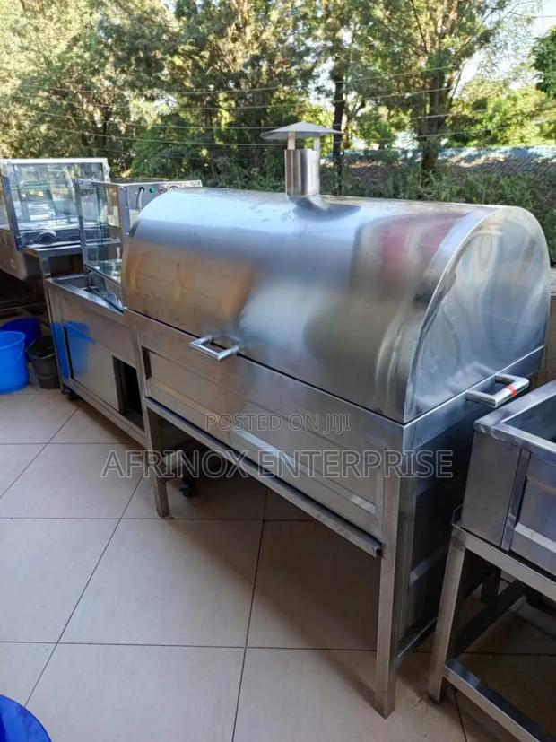 Portable Stainless Steel Barbecue Grill - thumbnail 3