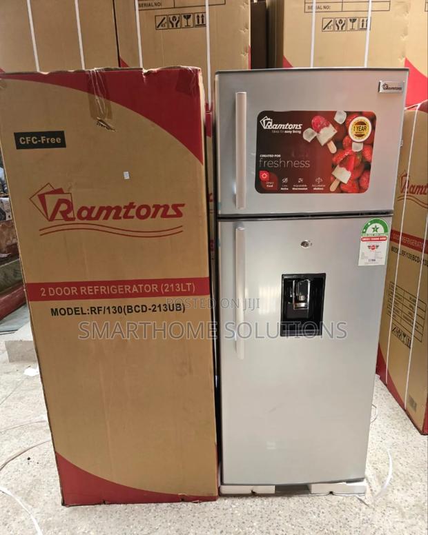 2 Door Direct Cool Ramtons Fridge+ Dispenser With 1yr Wrty