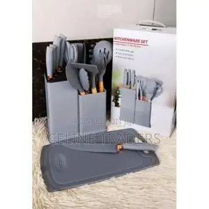 *19pc Executive Silicone Spoons* (Grey)