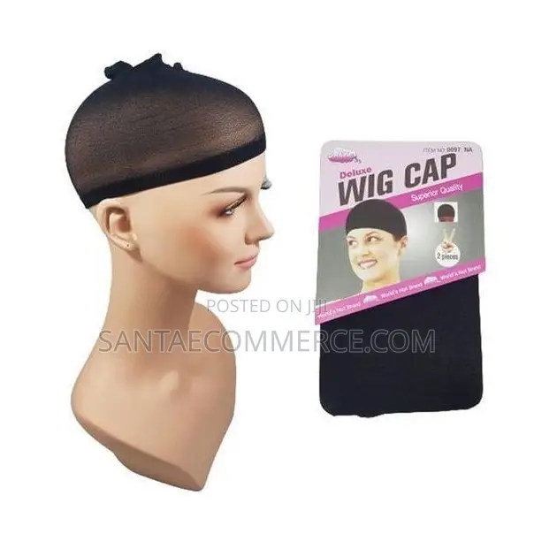 Black Stretchy Wig Cap