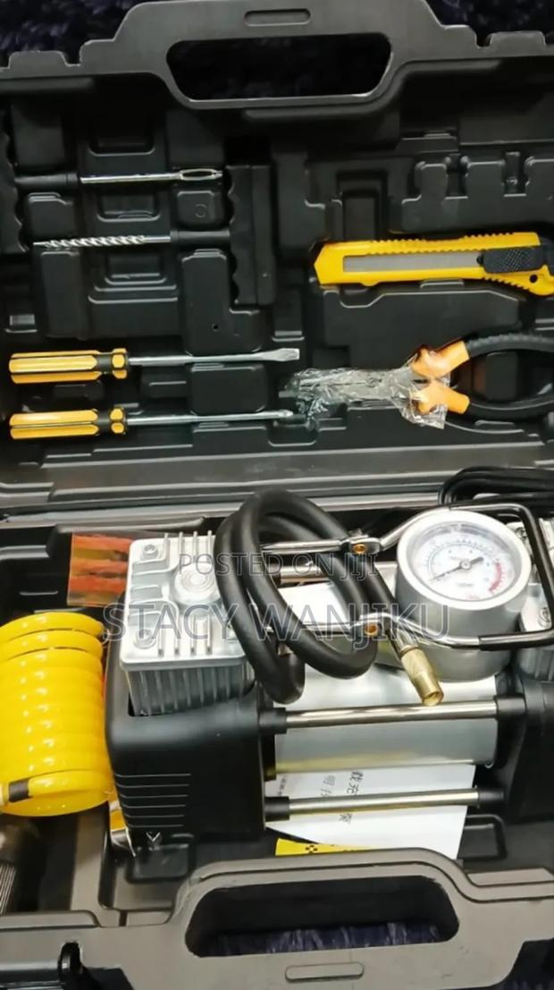 Portable Air Compressor With Tools