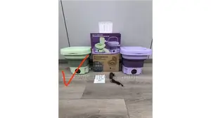 Foldable Washing Machine (Purple and Green)