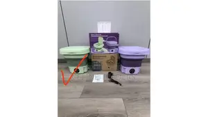 Foldable Washing Machine (Purple and Green)