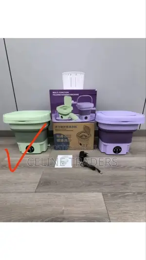 7.5kg Foldable Washing Machine (Purple and Green)