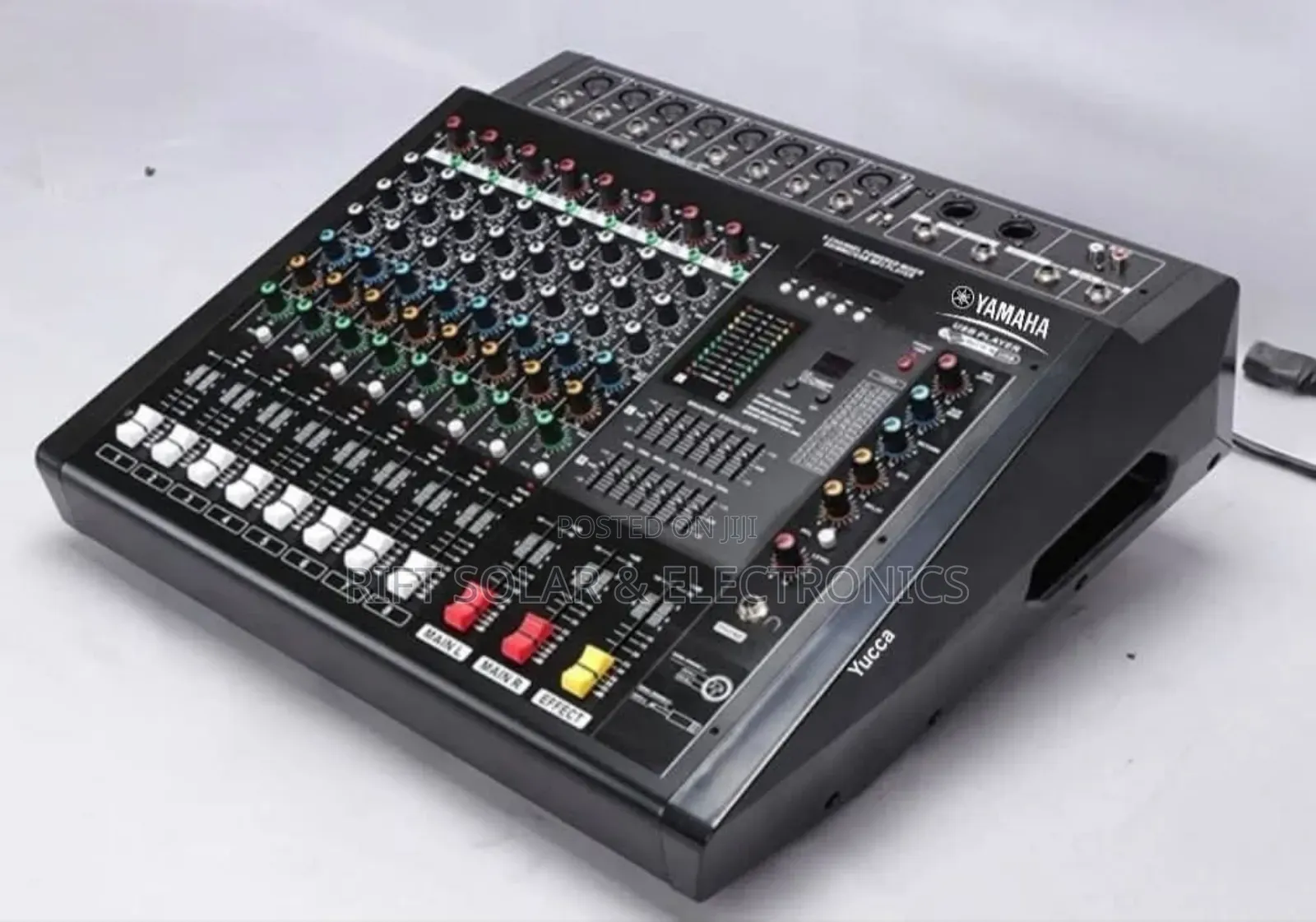 8 Channels Yamaha Powered Mixer Usb Bluetooth 1000 X 2 Watts Output
