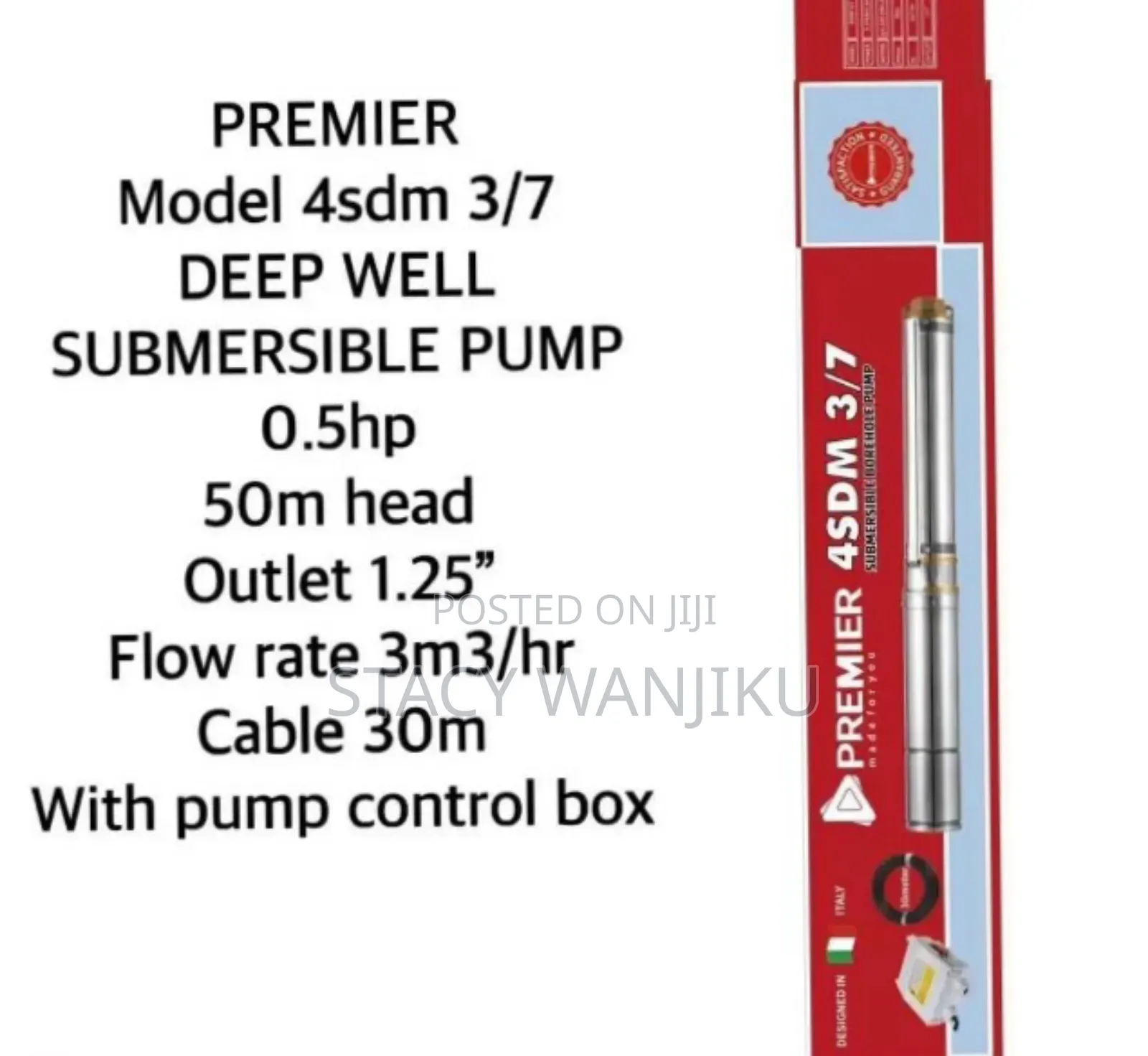 0.5 Submersible Water Pump