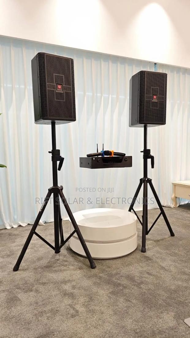 (2) 15" JBL Mid Speaker - 6ch Powered Mixer - Wireless Microphone Set - main view