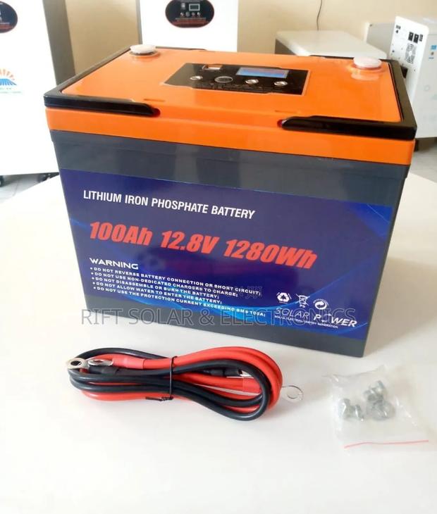 100 Ah -12v 1280wh Lithium Solar Battery - main view