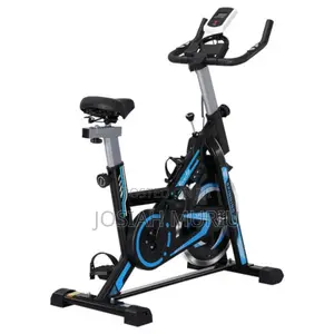 Exercise Spinning Bike (160kg) Weight Heavy Duty Capacity (Blue)