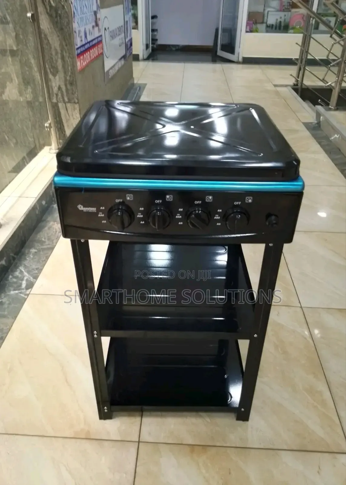 Ramtons 4 Burner Standing Cooker With Shelf