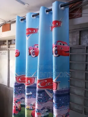 Cartoon Curtains Curtains Environmental Friendly Approved