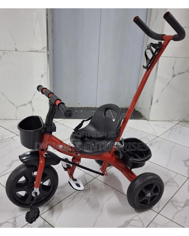Toddler's Tricycle With a Parent Push Handle
