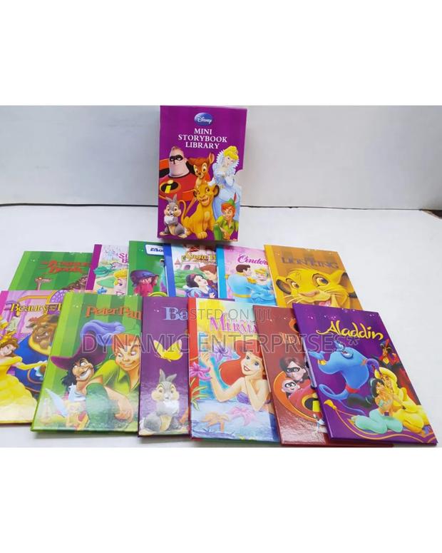 12 Disney Mini Storybook Library Set,