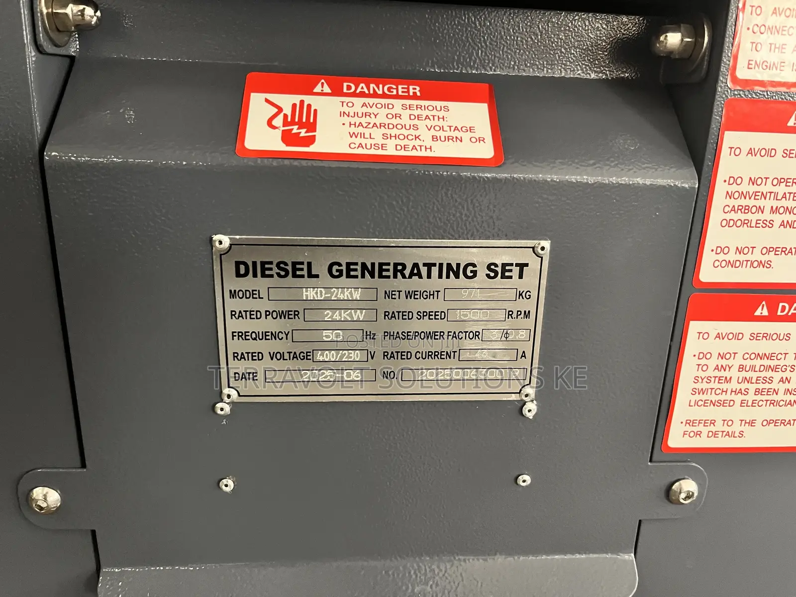 24kw/30kva Hisaki Japan Water Cooled Diesel Generator (Automatic)