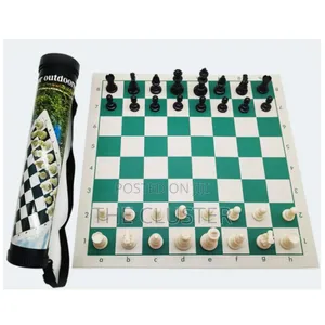 Canvas Chess Mat With Portable Tube