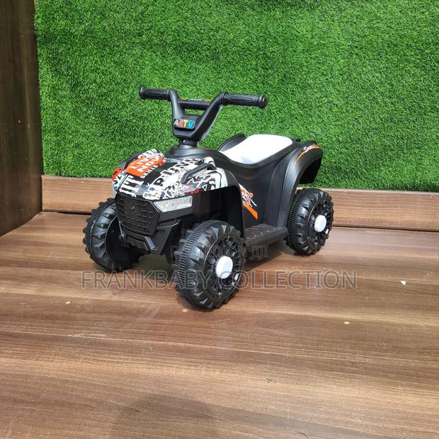 Electric. Kids Push Atv Quad. Car.