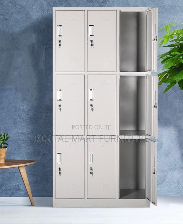 Nine Locker With Keys Storage Cabinet