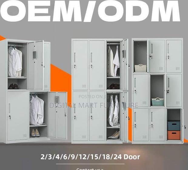 Nine Locker With Keys Storage Cabinet - thumbnail 2