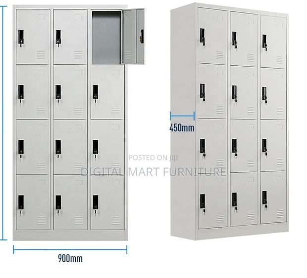 Nine Locker With Keys Storage Cabinet - thumbnail 3