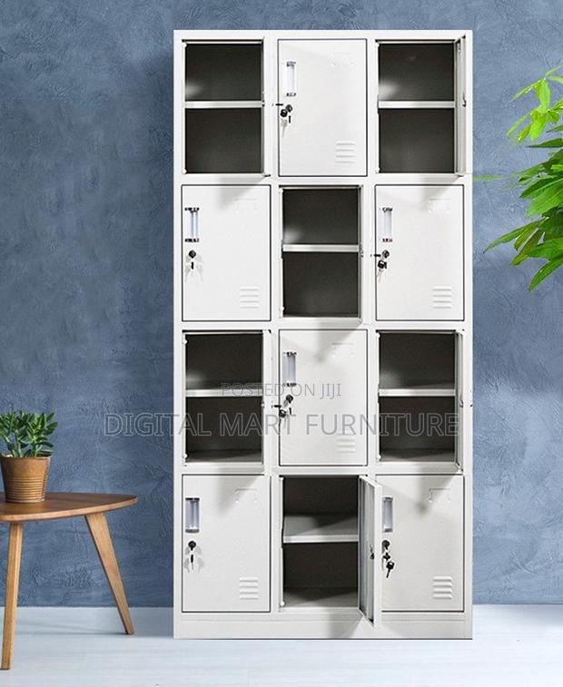 Nine Locker With Keys Storage Cabinet - thumbnail 8