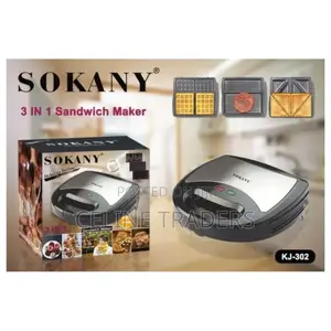 Sokany *3in1 Sandwich Maker Sk-302 Make*