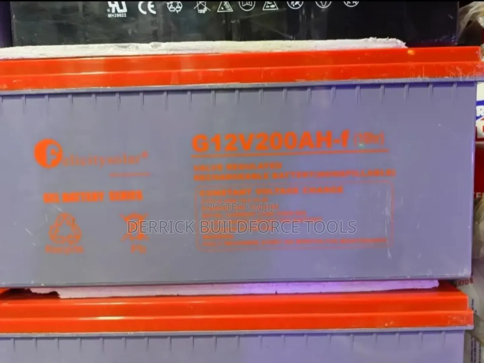 Felicitysolar 12v 200ah Deep Cycle Solar Battery