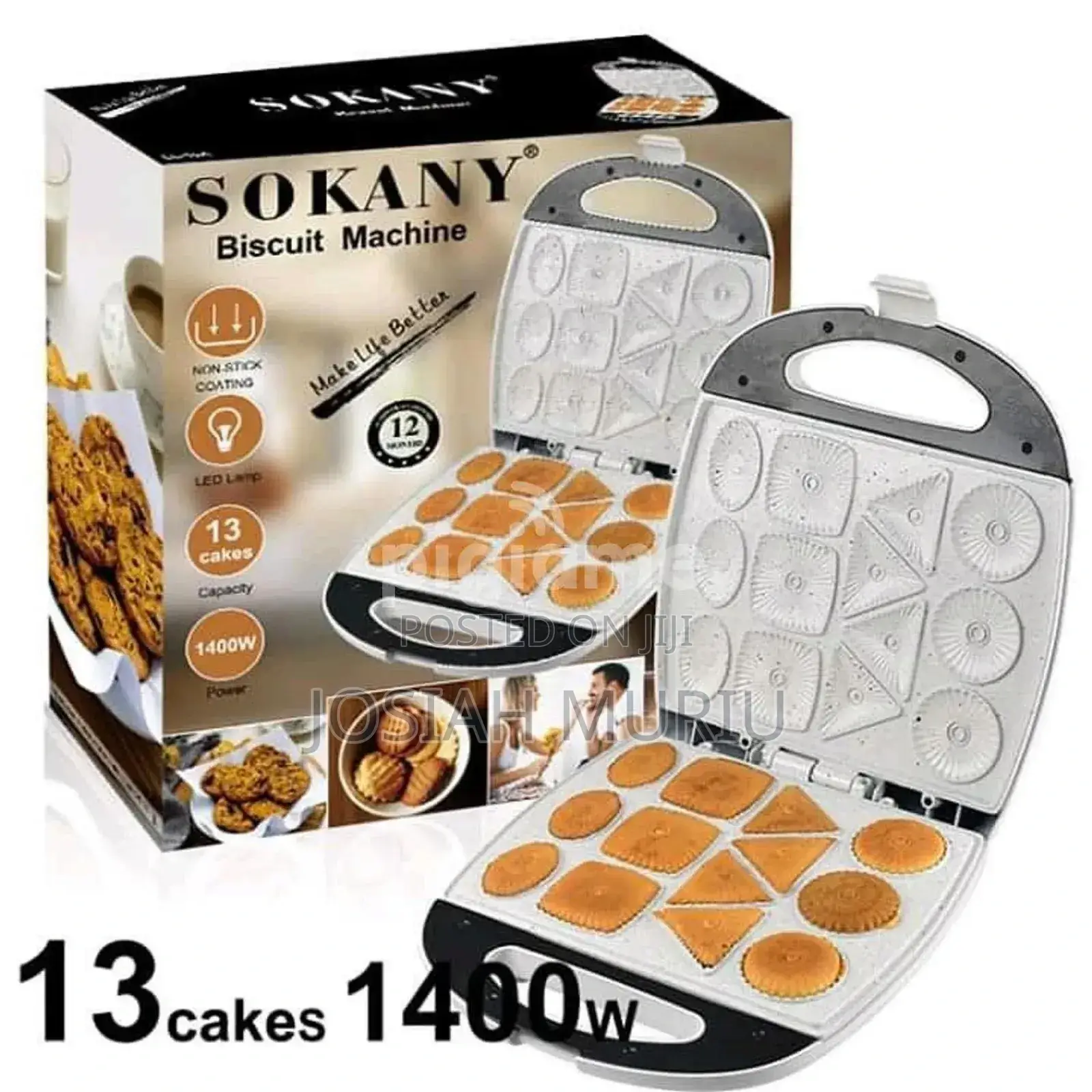 Okany Biscuit Machine Multipurpose-Non Stick Cake Maker