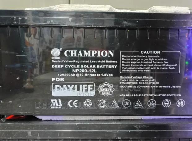 Champion Dayliff 12v 200ah Deep Cycle Solar Battery