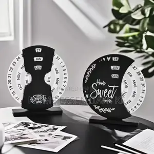 New Perpetual Wooden Block Calendar/Decor Calendar