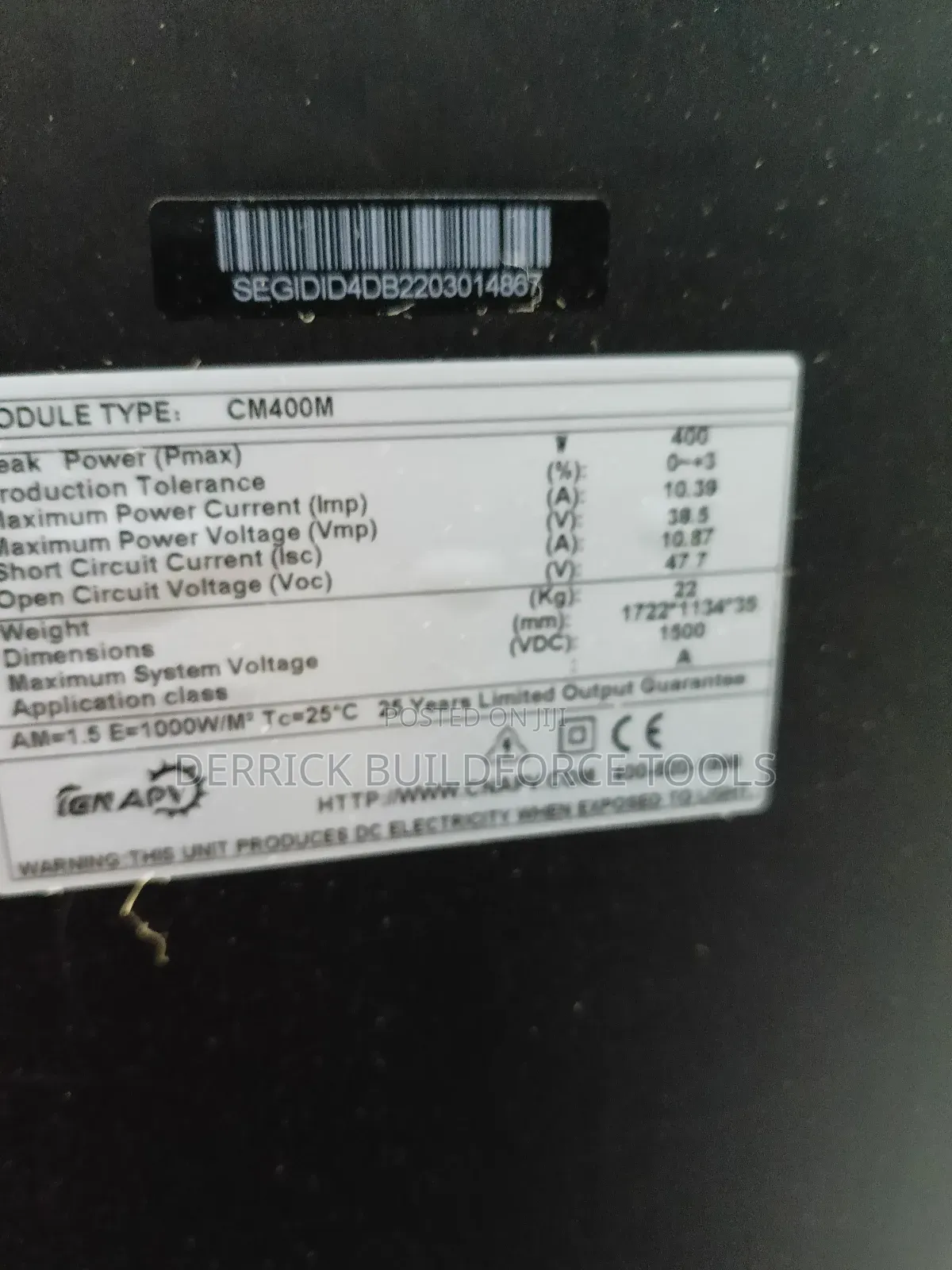 All Weather Monocrystalline Solar Panel 400w