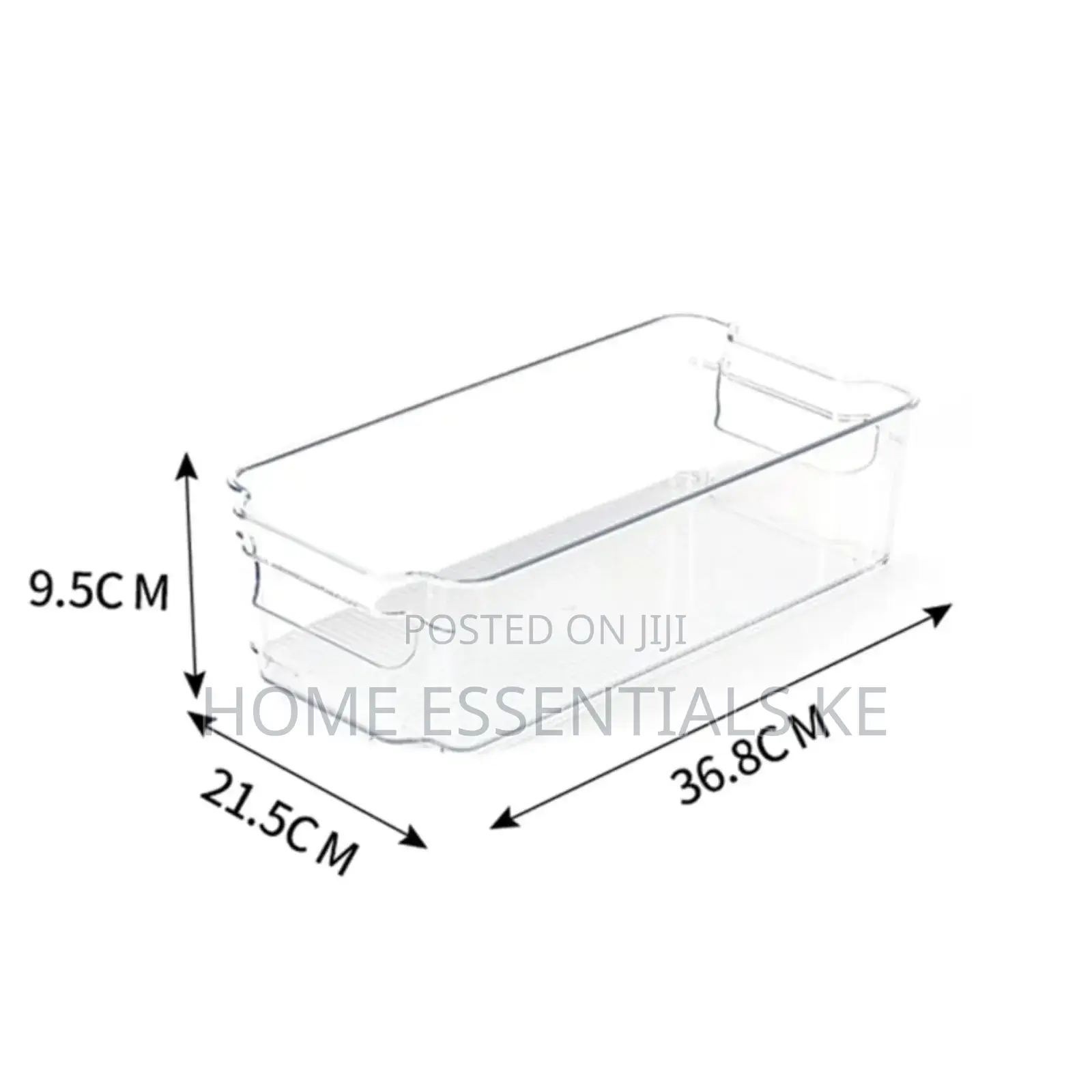 *Acrylic Multipurpose Big Fridge Storage Box-36.8x21.5x9.5cm