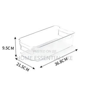 *Acrylic Multipurpose Big Fridge Storage Box-36.8x21.5x9.5cm
