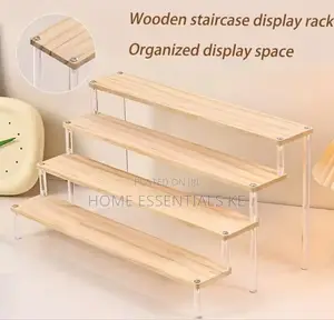 *4-Tier Wooden Acrylic Perfume Display Stand*