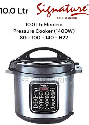14000 Watts* 10 Litres* Signature Electric Pressure Cooker