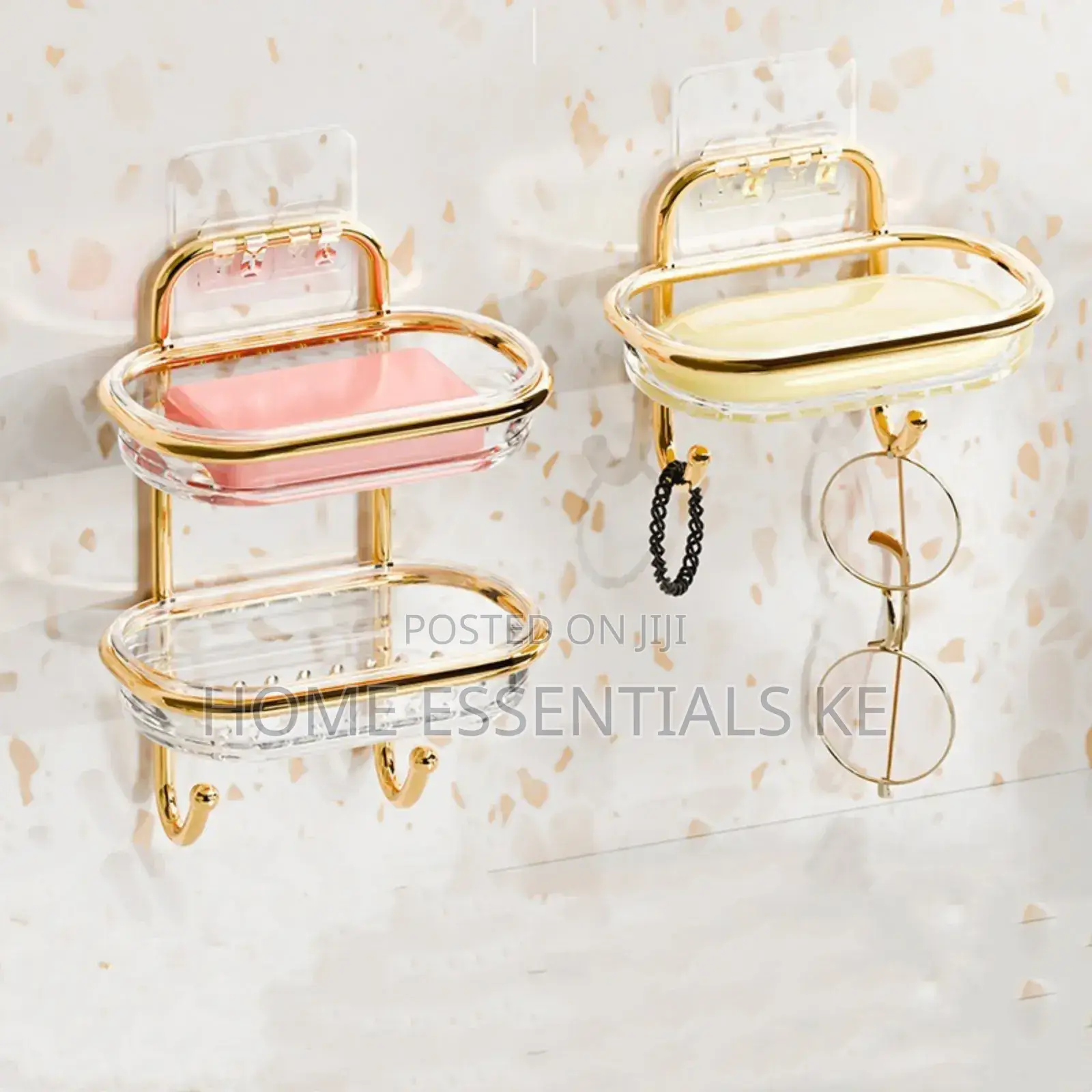 *Luxury Double-Layer Wall Mounted Soap Holder*