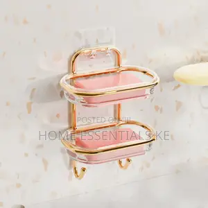 *Luxury Double-Layer Wall Mounted Soap Holder*