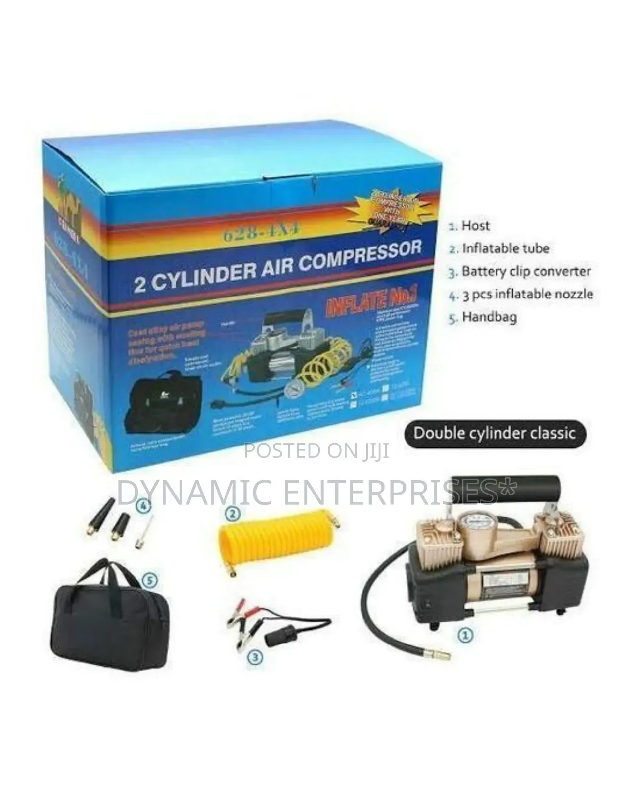628-4x4 2-Cylinder Air Compressor