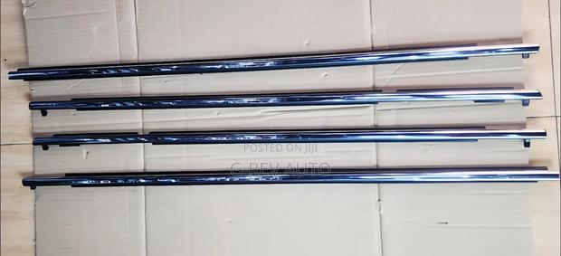 Prado J150 2010-2018 Chrome Weather Strips. - main view