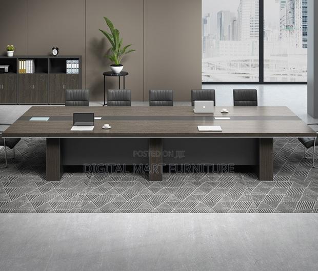 3 Meter Brown Management Conference Table - thumbnail 8
