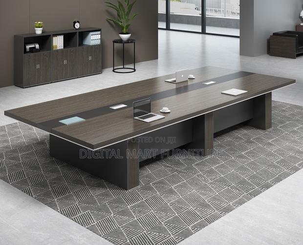 3 Meter Brown Management Conference Table - thumbnail 13
