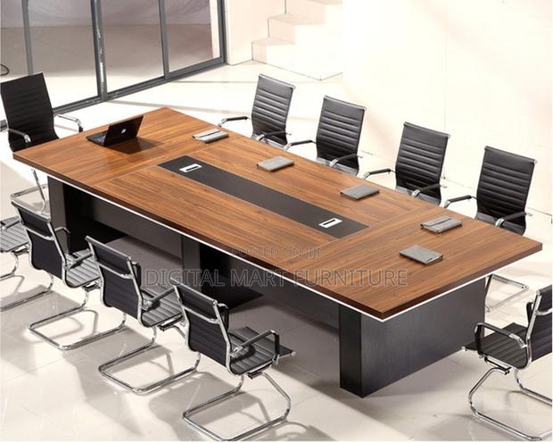 3 Meter Brown Management Conference Table - thumbnail 14