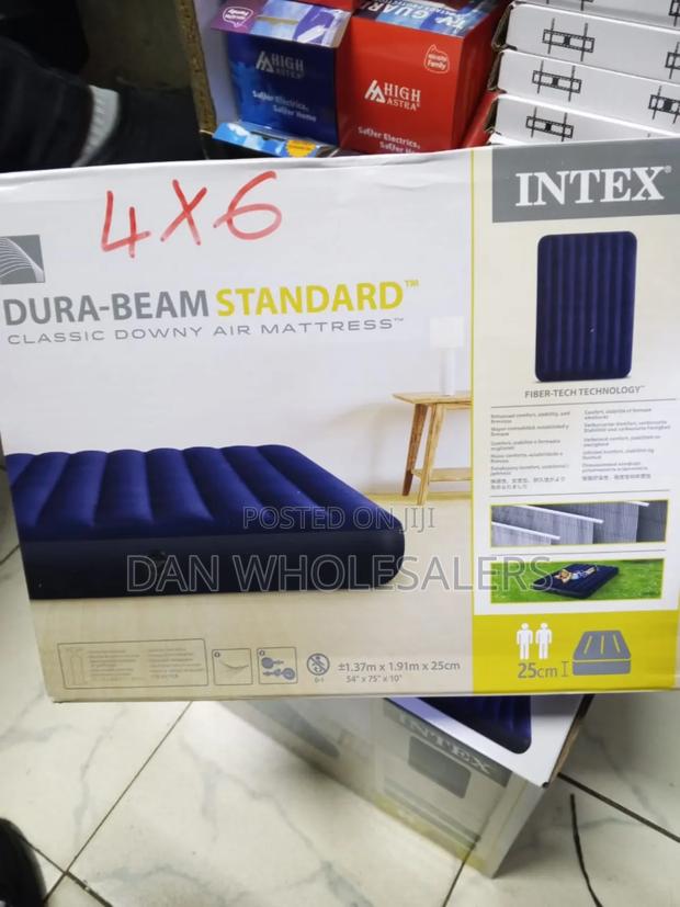 Inflated Mattress With Free Pump – Compact, Comfortable Easy - main view